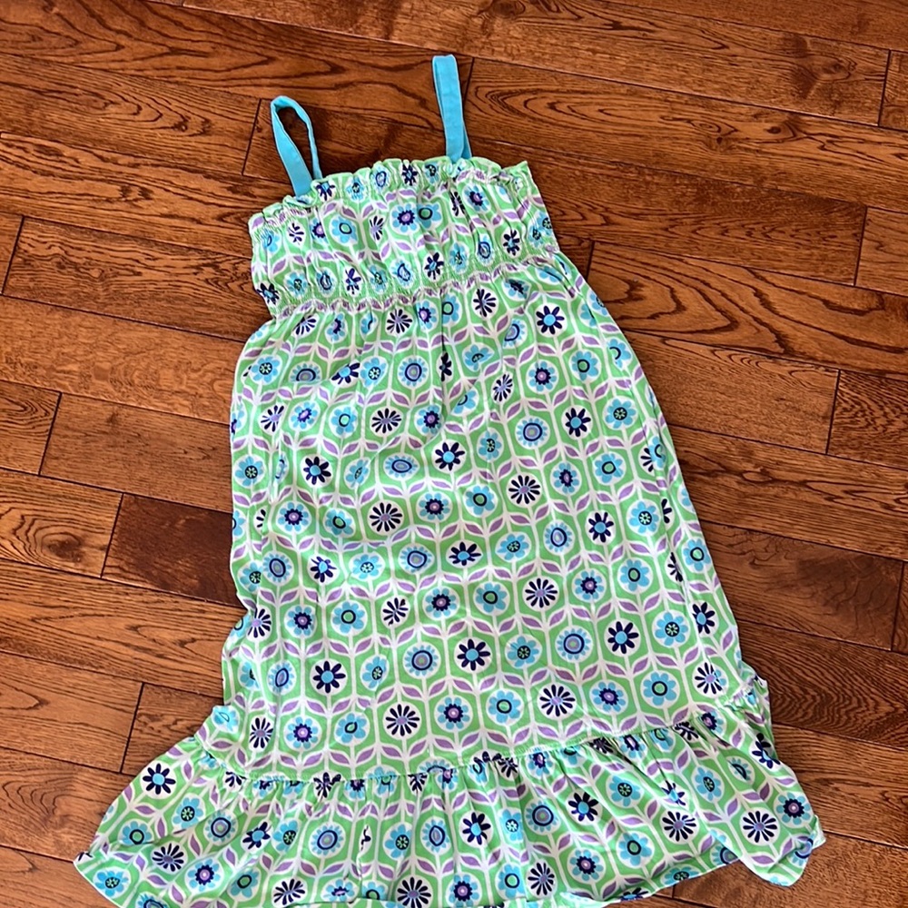 Girls long summer dress.